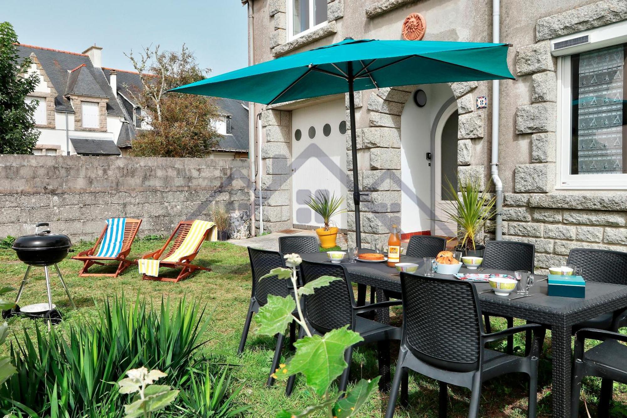 Localise - M8 - Ty Geoland - Maison A Deux Pas Du Centre Avec Jardin Au Guilvinec - Wifi Inclus - Animaux Bienvenus- Linge De Lit Inclus المظهر الخارجي الصورة